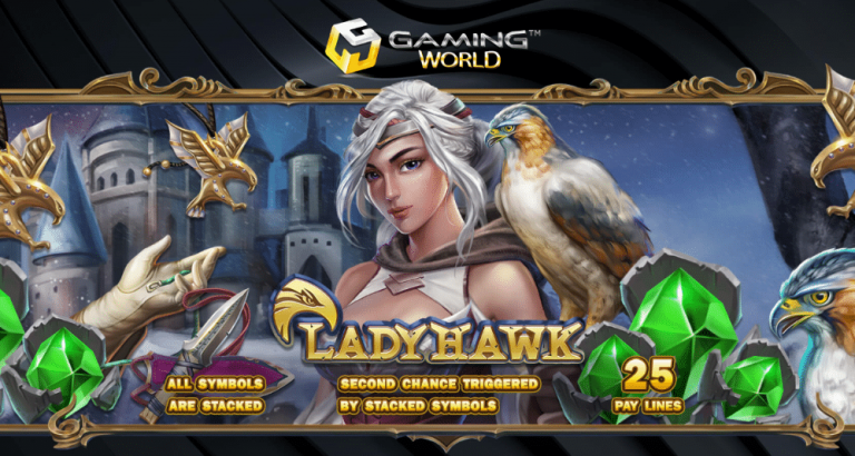 รีวิวสล็อต Lady Hawk จาก Joker Slot