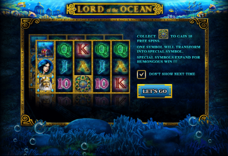 รีวิวสล็อต Lord of the ocean จาก Joker Slot